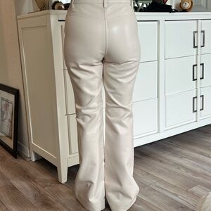 Aritzia faux leather pants